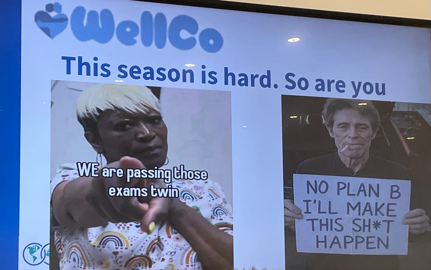 Taken from the wellco exam talk